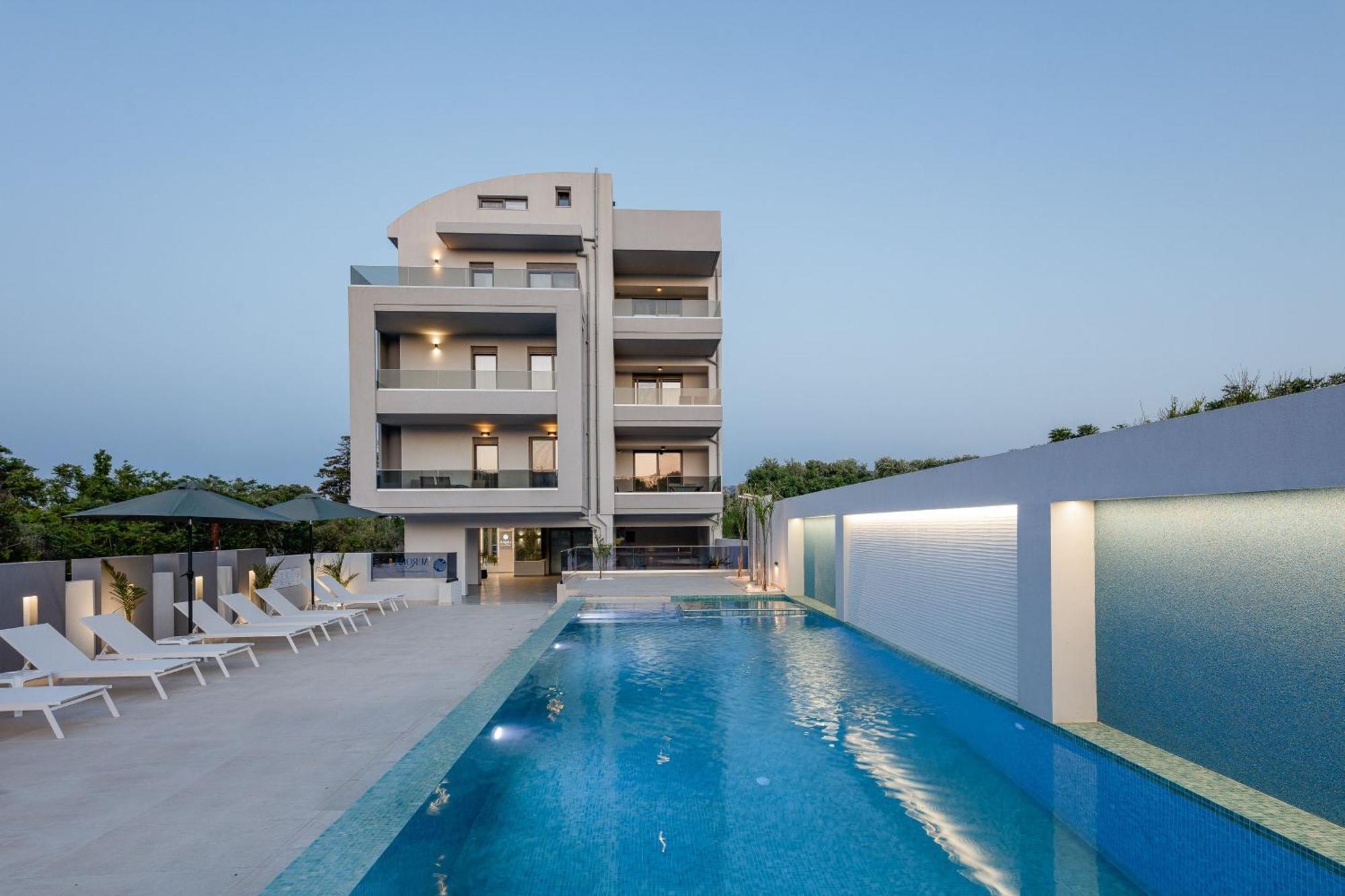 Aurora Apartments 干尼亞 外观 照片